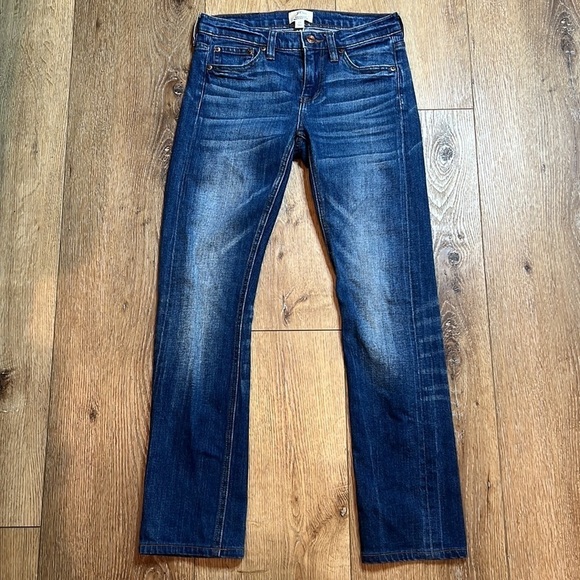 J. Crew Matchstick Selvedge Slim Straight Jeans Size 23 - Picture 2 of 8